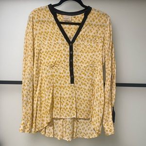 Vanessa Virginia Anthropologie blouse size 10